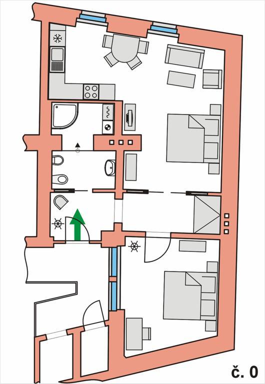 No 0a Anenska 13 - Stare Mesto Apartmán *